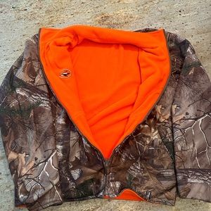 Redhead Cabelas Reversible Deer Hunting soft shell jacket Medium